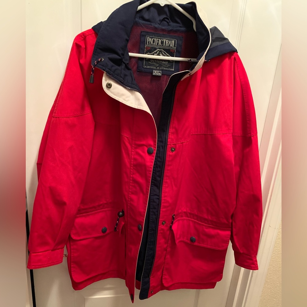 Pacific Trail womens XL jacket.  Red white and blue